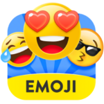 smiley emoji keyboard 2018 android application logo